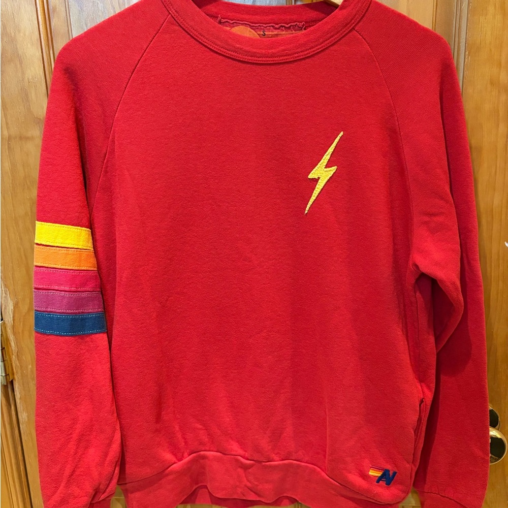 Red Aviator Nation Sweatshirt Size S